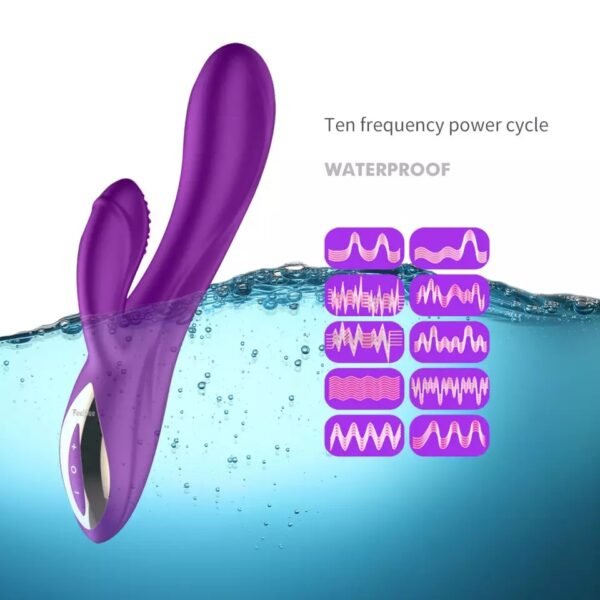 G punto conejo vibrador orgasmo juguetes para adultos carga USB potente masturbaciขn juguete sexual para mujeres impermeable producto sexual para adultos